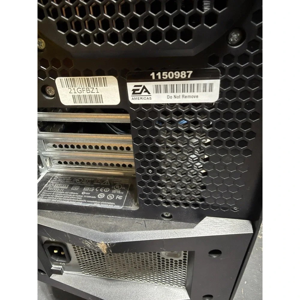 Alienware tower as